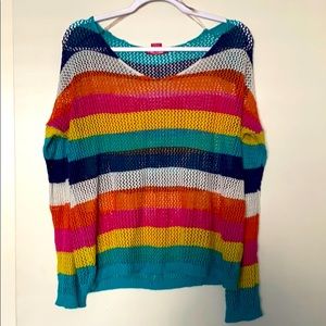 Mesh Rainbow top by Body Central (M)